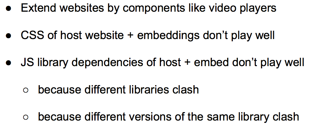 Building Web Components